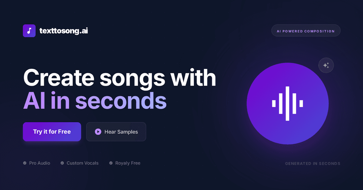 Text to Song AI preview 1