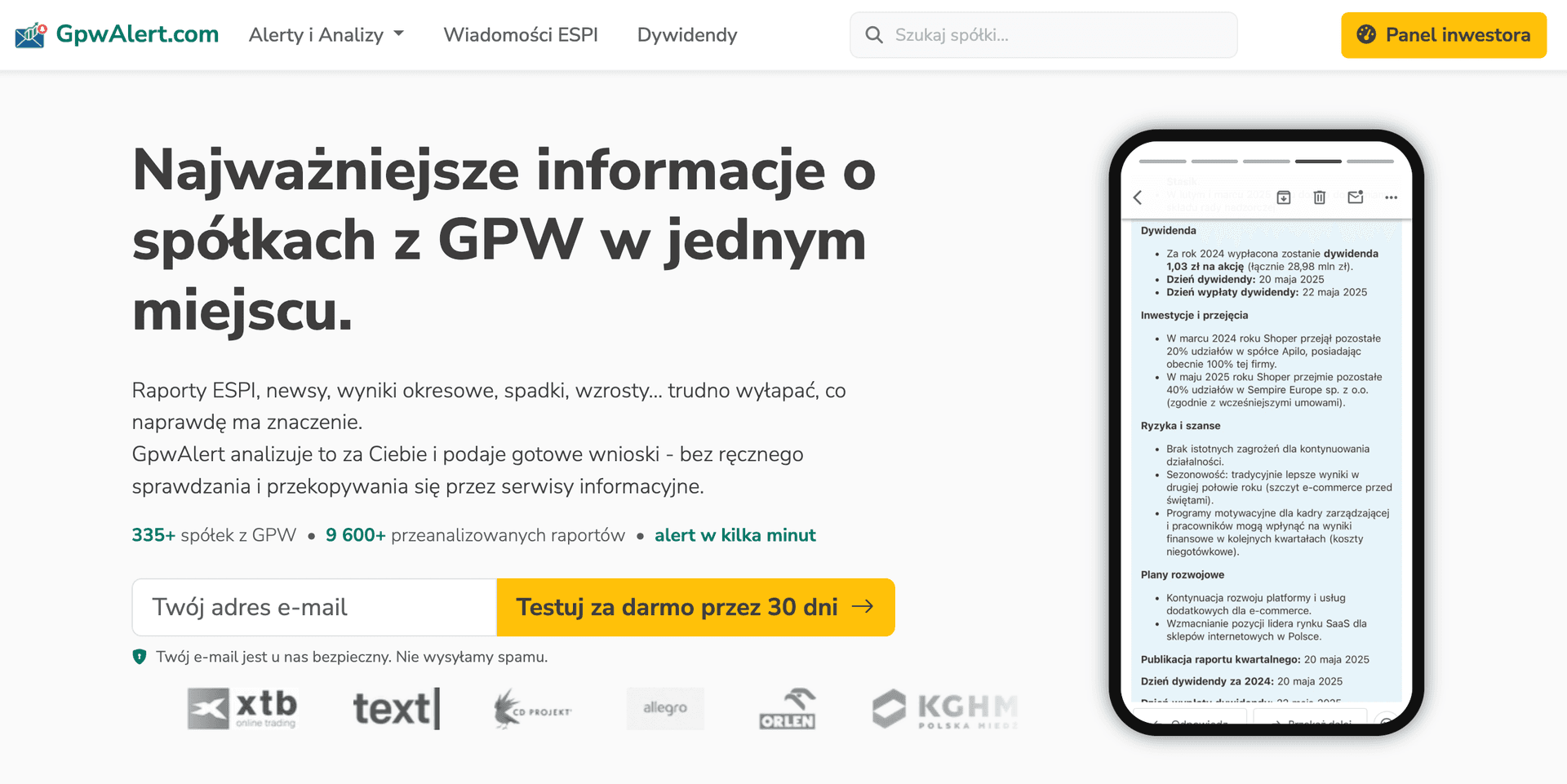 GpwAlert preview 1