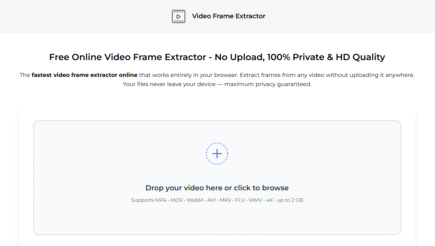 Extract Video Frames Online Fr preview 1
