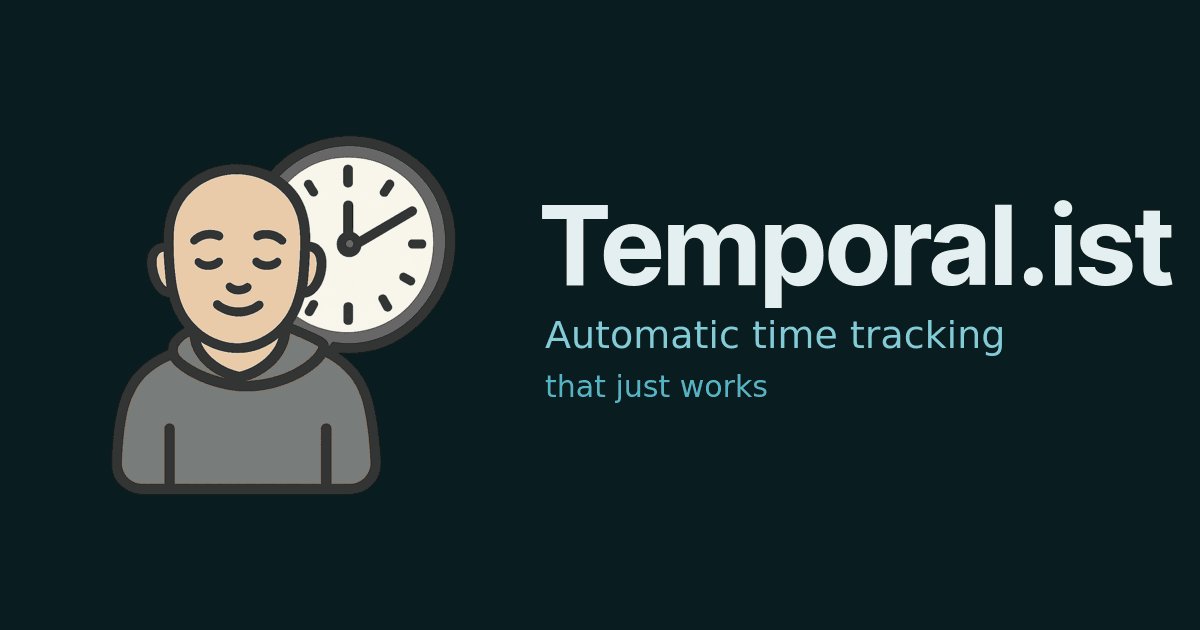 Temporal.ist | Automatic Time Tracking That Just Works  preview 1