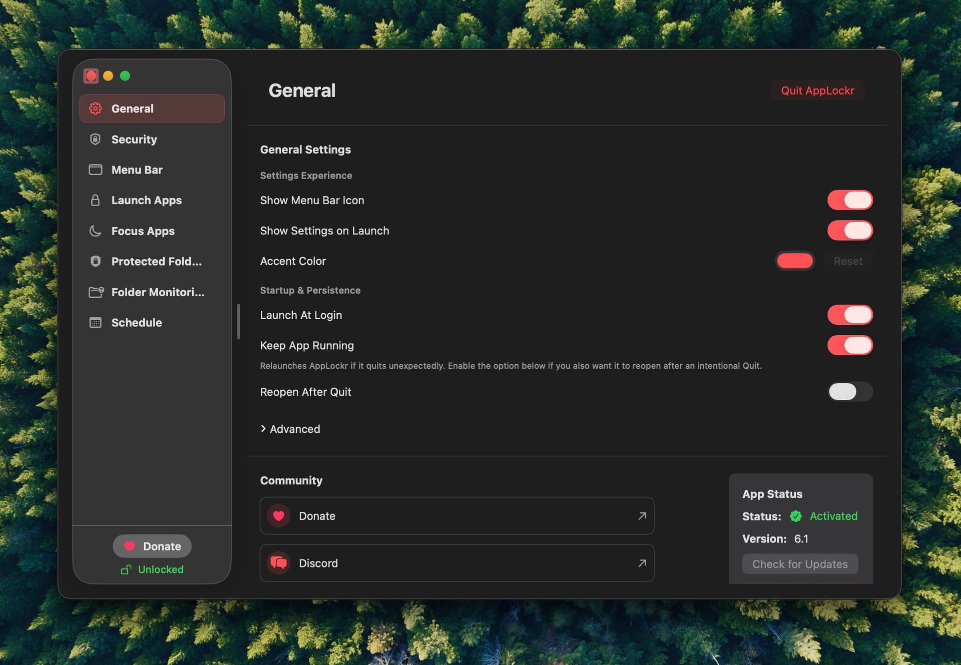 AppLockr for Mac | Lock preview 1