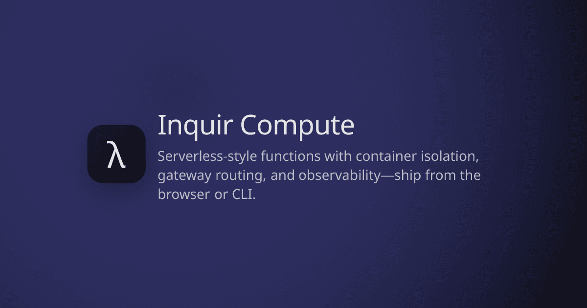 Serverless AI Platform for Age preview 1