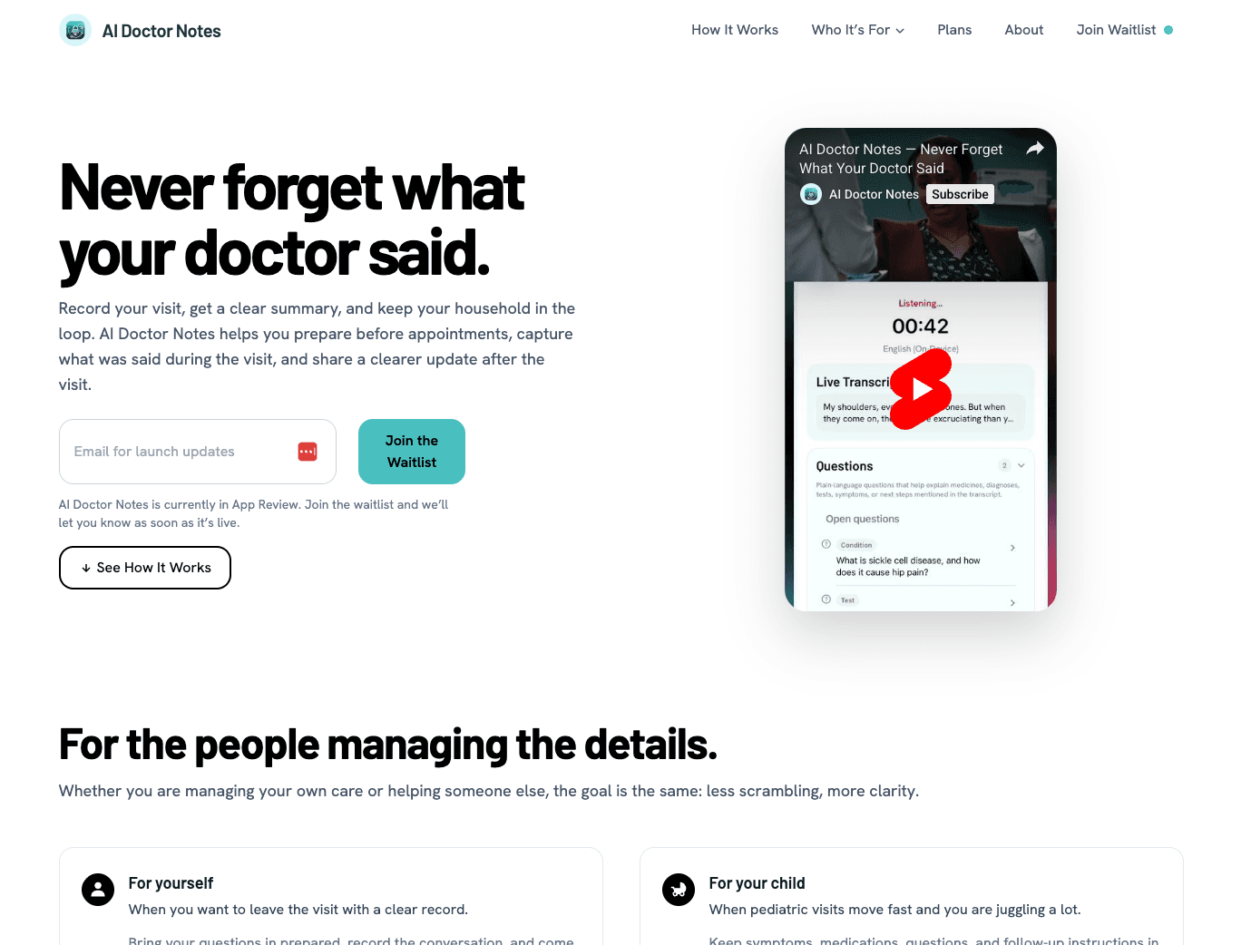 AI Doctor Notes preview 1