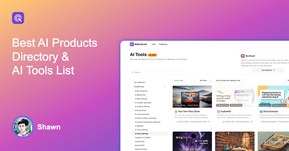 Best AI Products Directory & A preview 1