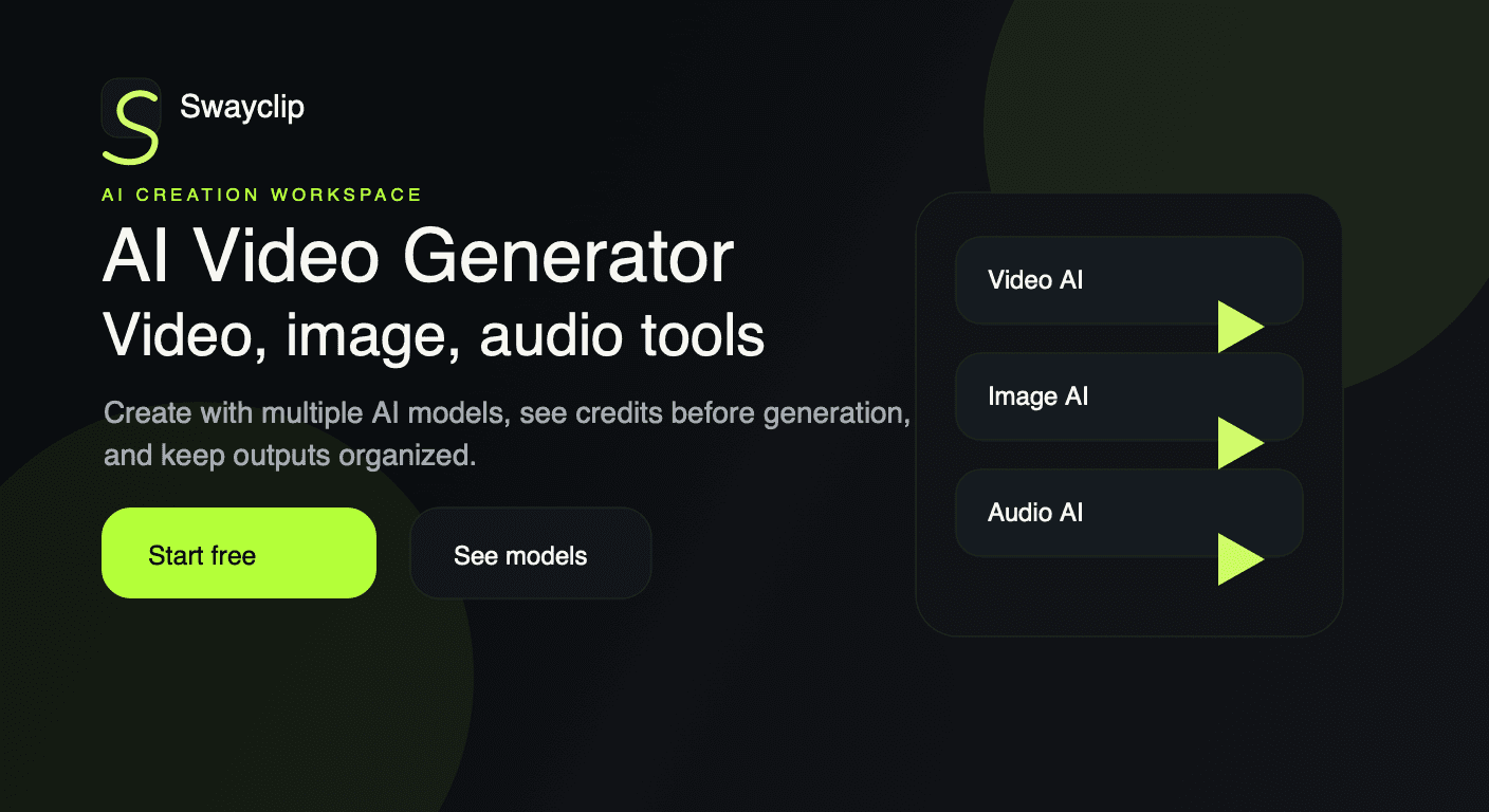 AI Video Generator, AI Image & preview 1