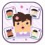 Square Face Generator - Cute S