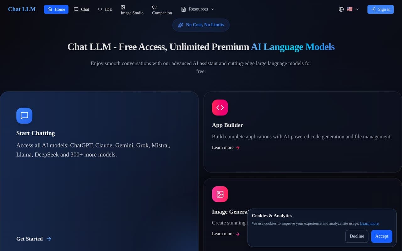 Chat LLM preview 1