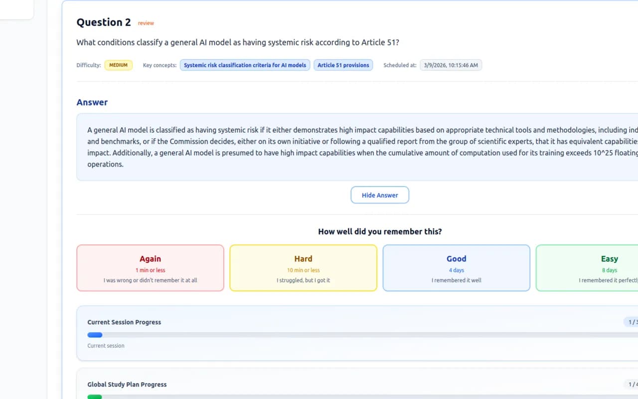 LongTerMemory AI Tool to Study preview 2