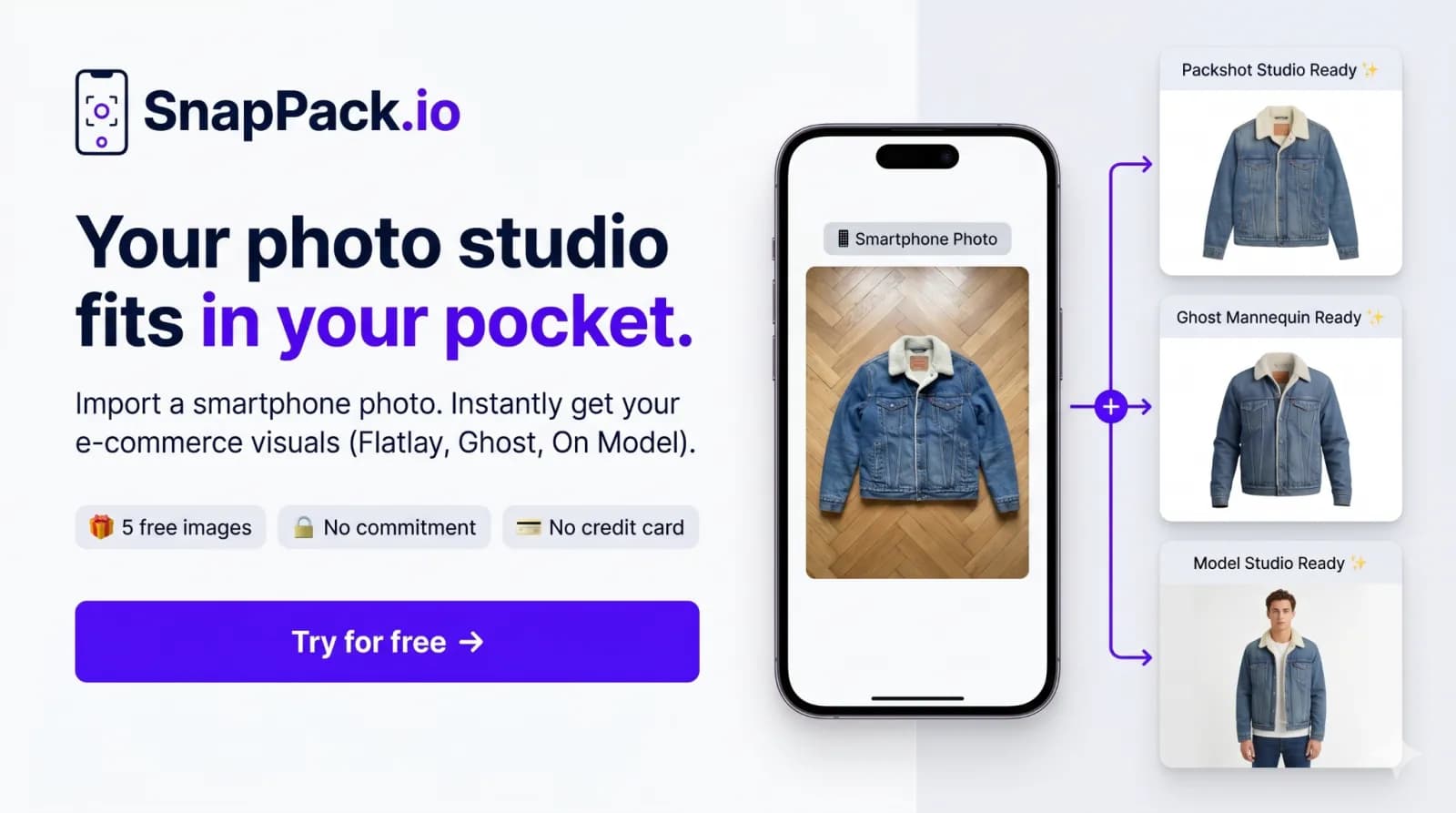 SnapPack - AI Packshot preview 1