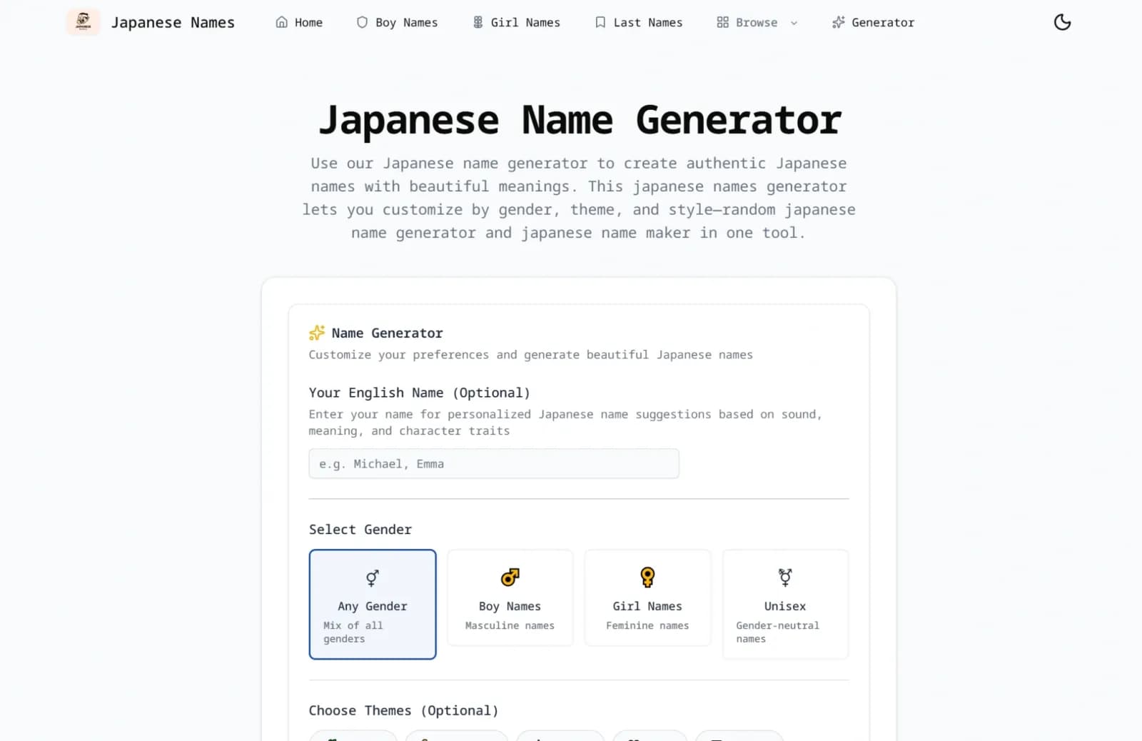 Japanese Names: Search Boy, Gi preview 1