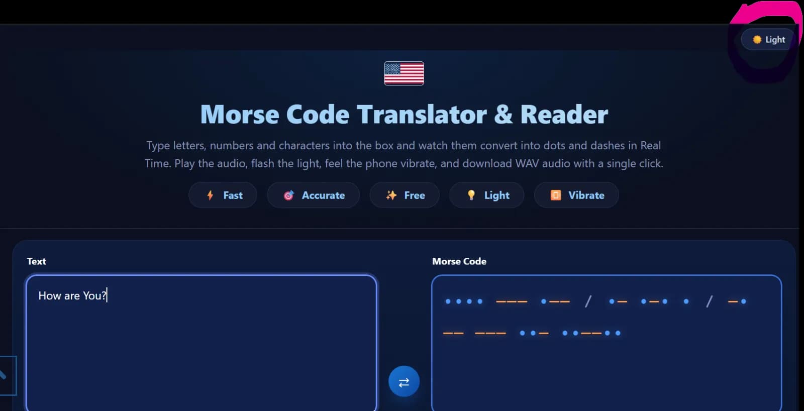 Morse Code Reader preview 2
