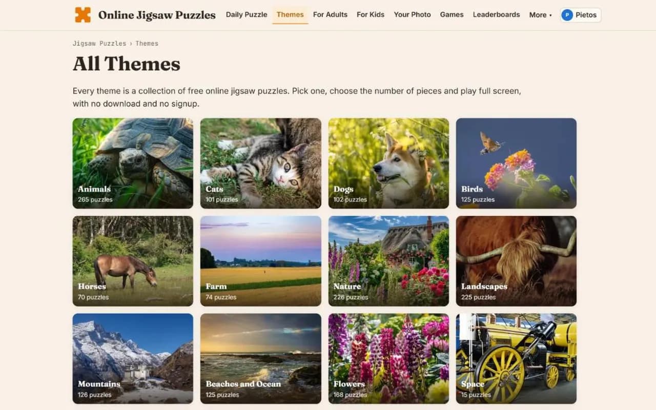OnlineJigsawPuzzles.net preview 5