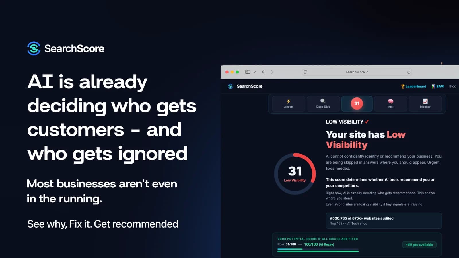 SearchScore: AI Visibility preview 1