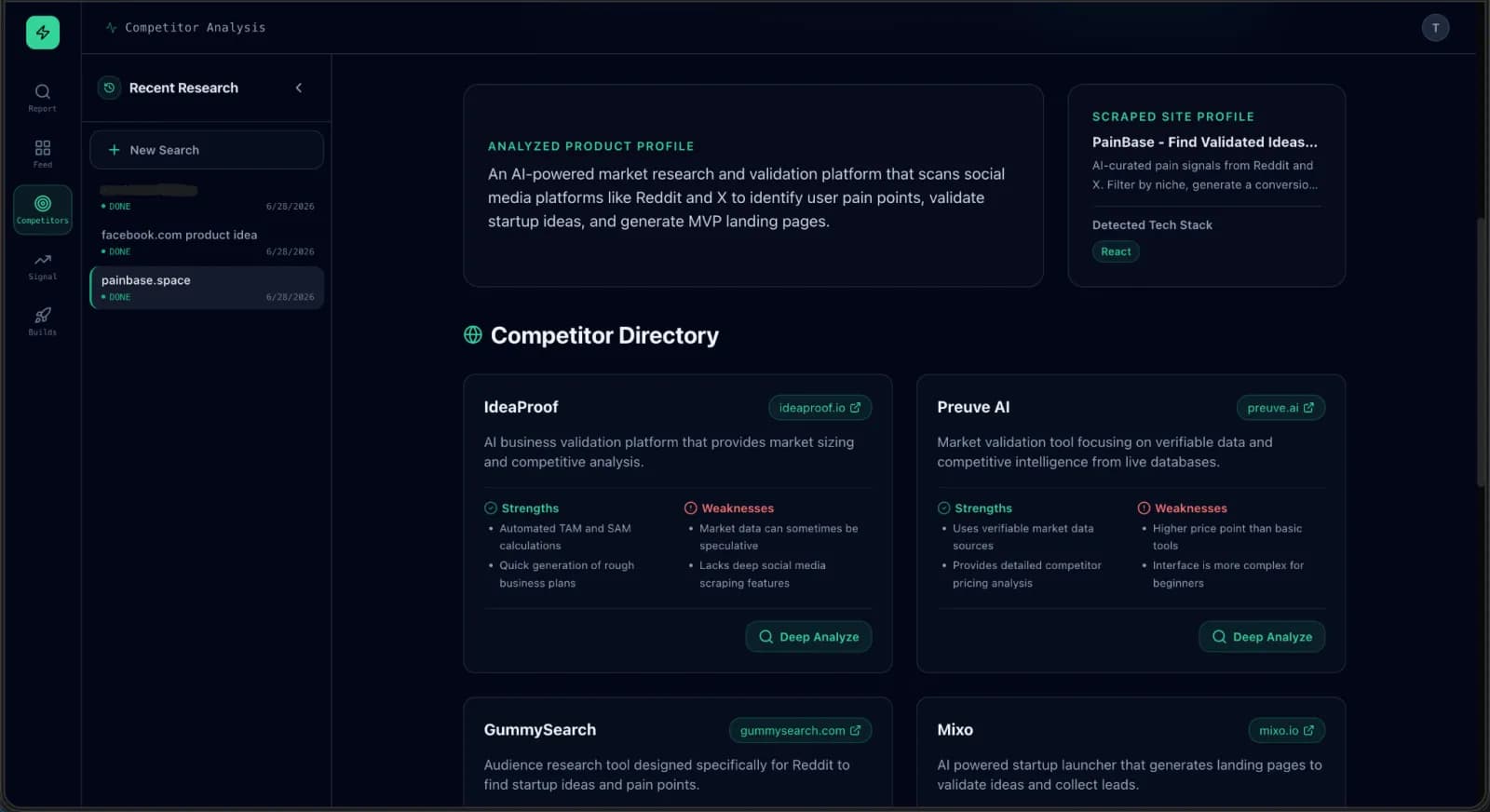 PainBase - Find Validated Ideas from Real People Who Need preview 3