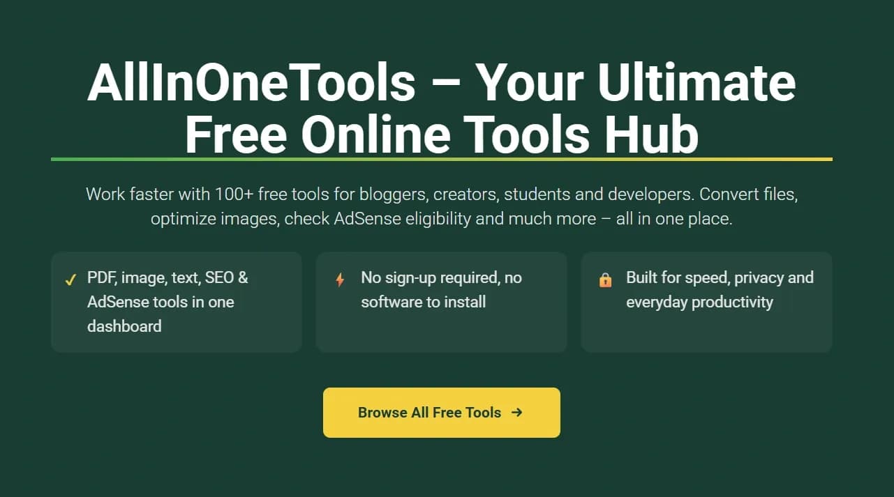 AllInOneTools preview 1