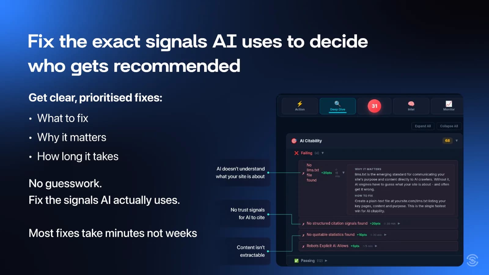 SearchScore: AI Visibility preview 5