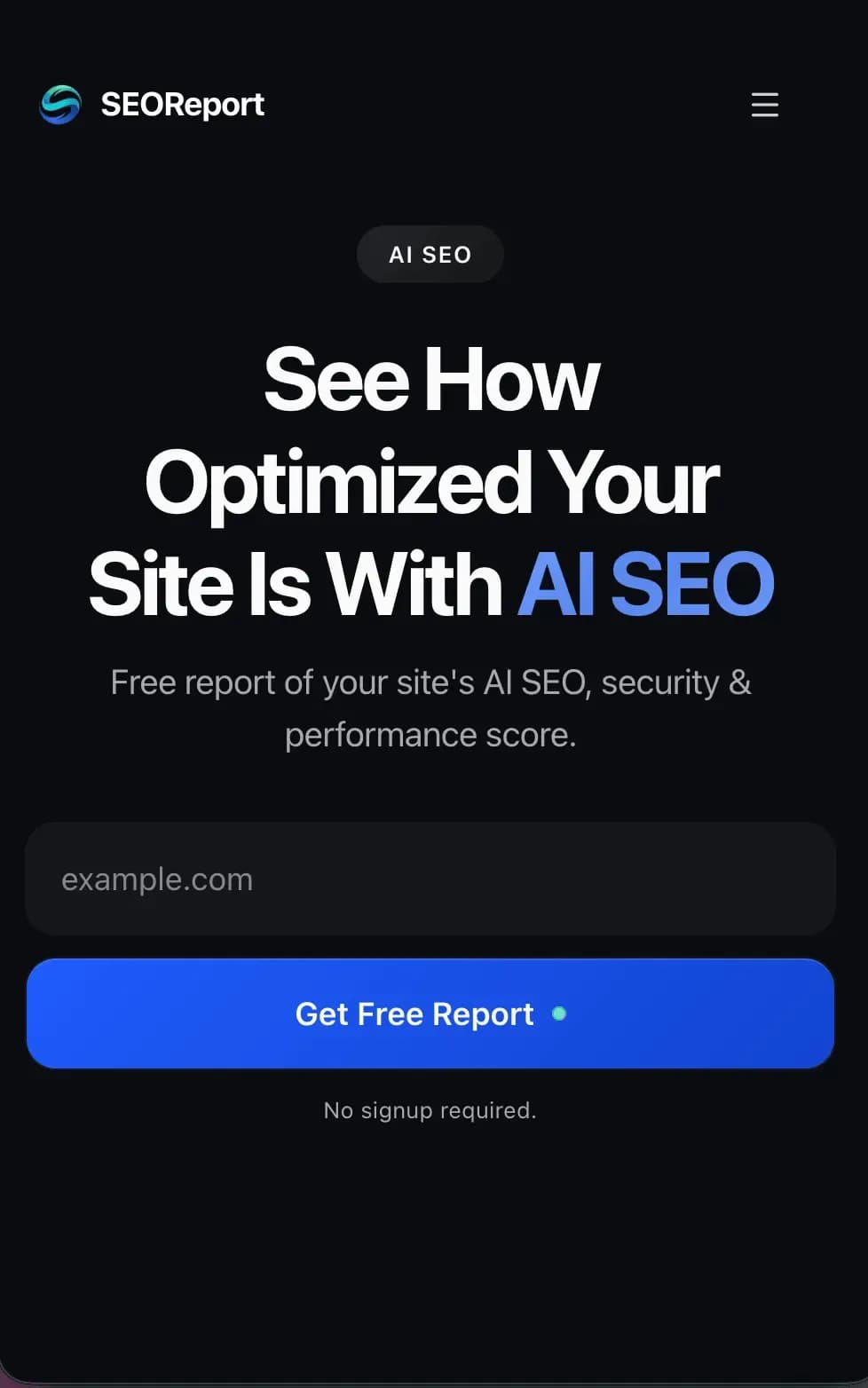 SEOReport preview 1