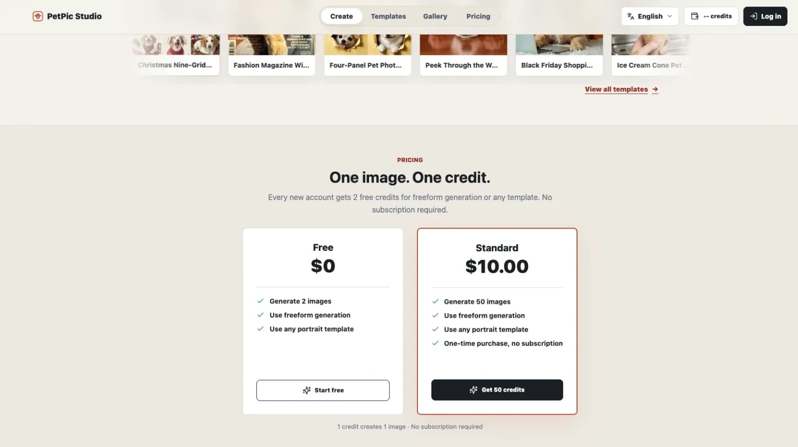 AI Pet Portrait Generator | PetPic Studio preview 3