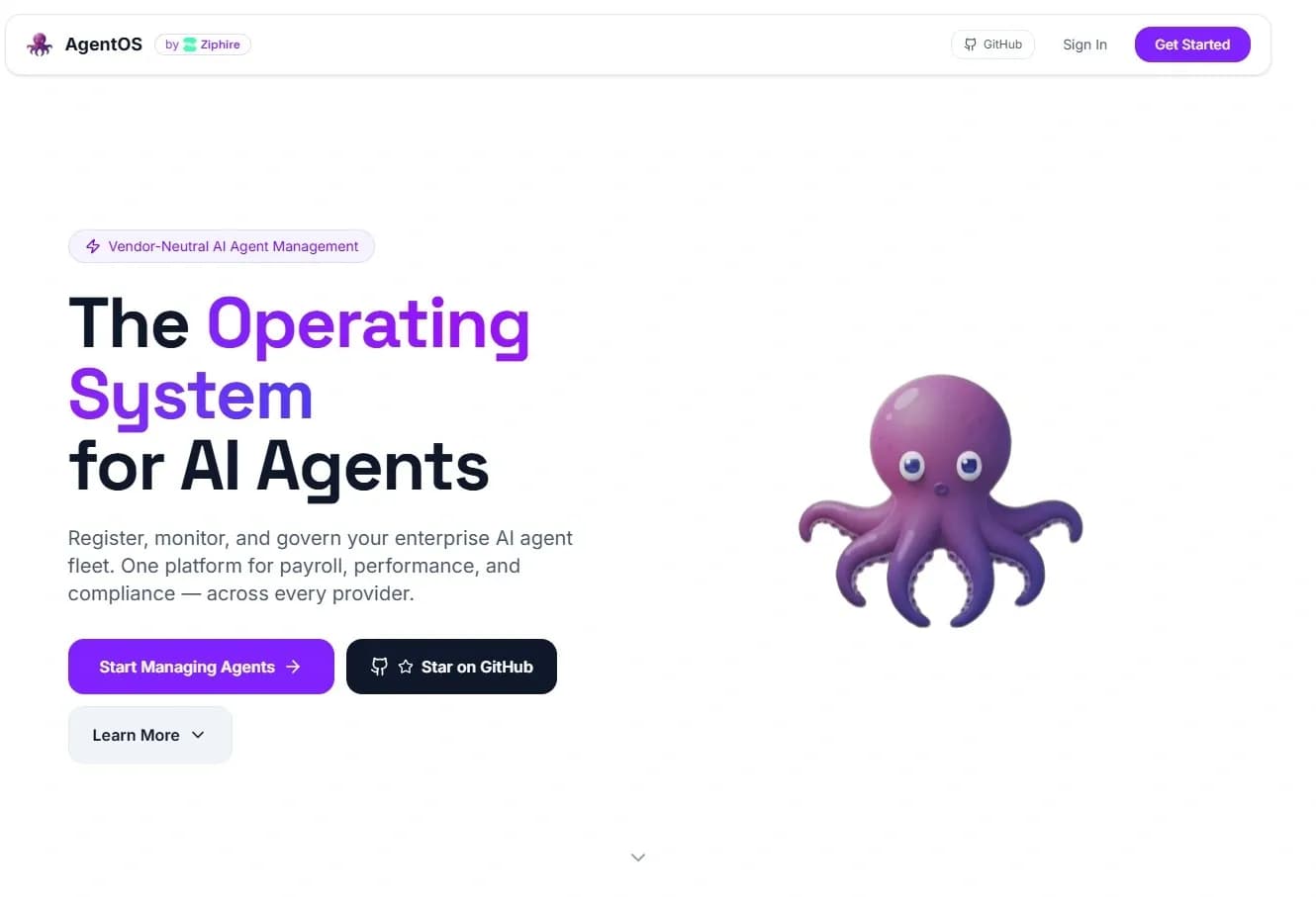 AgentOS - The OS for AI Agents preview 1