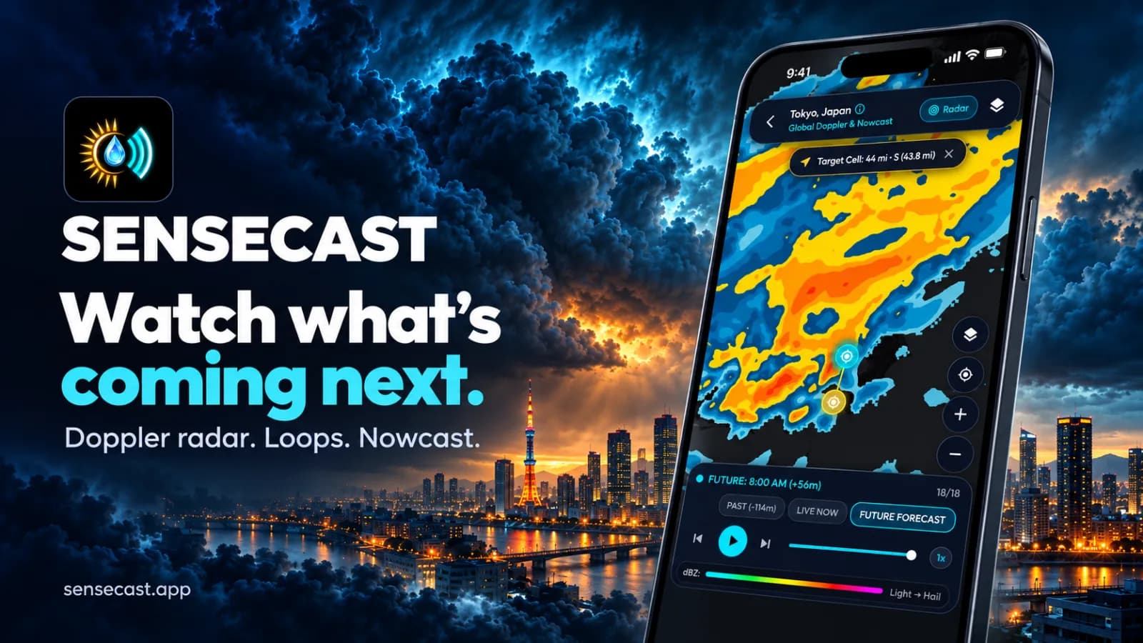 Sensecast — the multi-model weather app that explains the preview 1