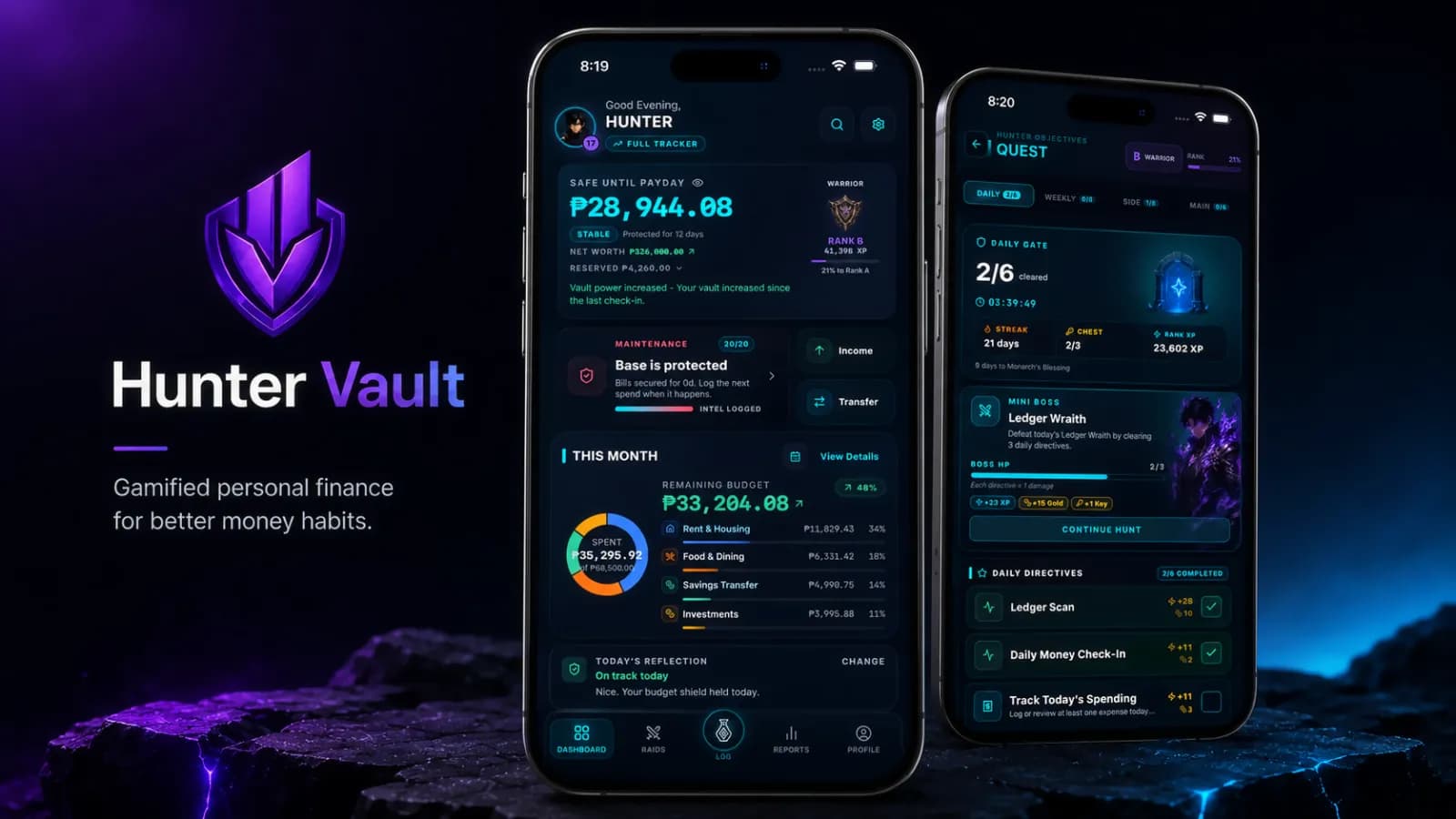 Hunter Vault: Level Up Finance preview 2