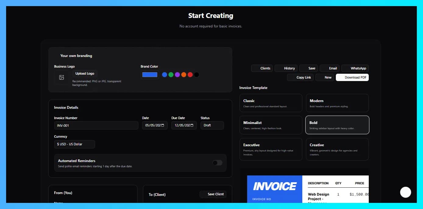 InvoiceDeck preview 2