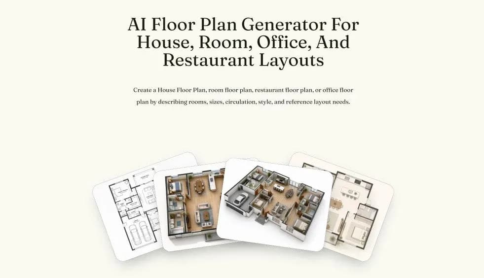 AI Floor Plan Generator - Plan Your House, Room & Office preview 1