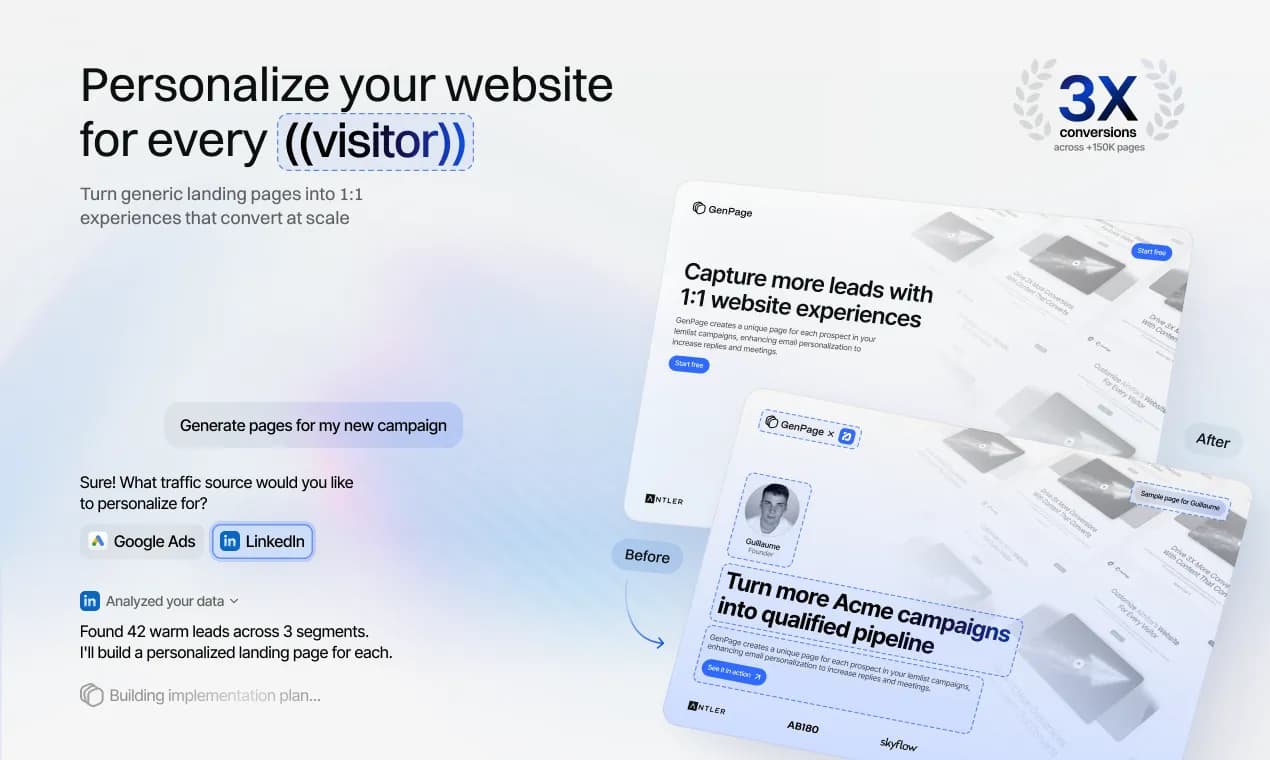 GenPage preview 2