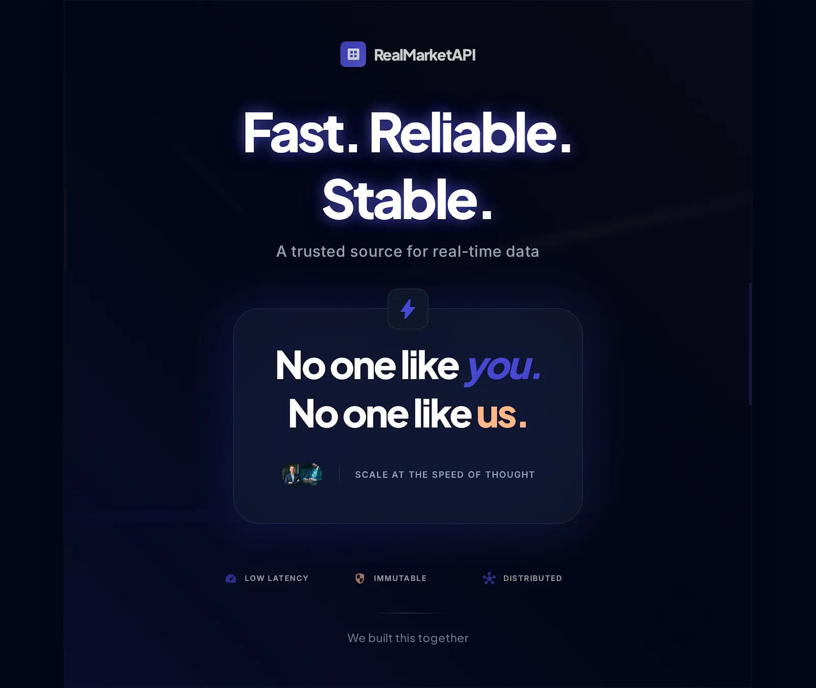 RealMarketAPI preview 3