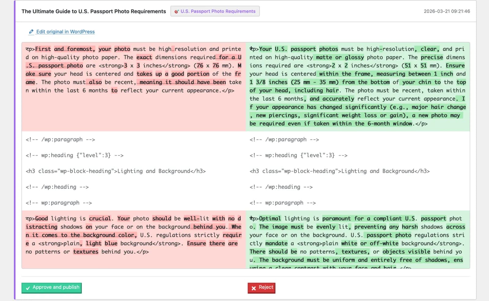 Content Refresher - WP Plugin preview 2