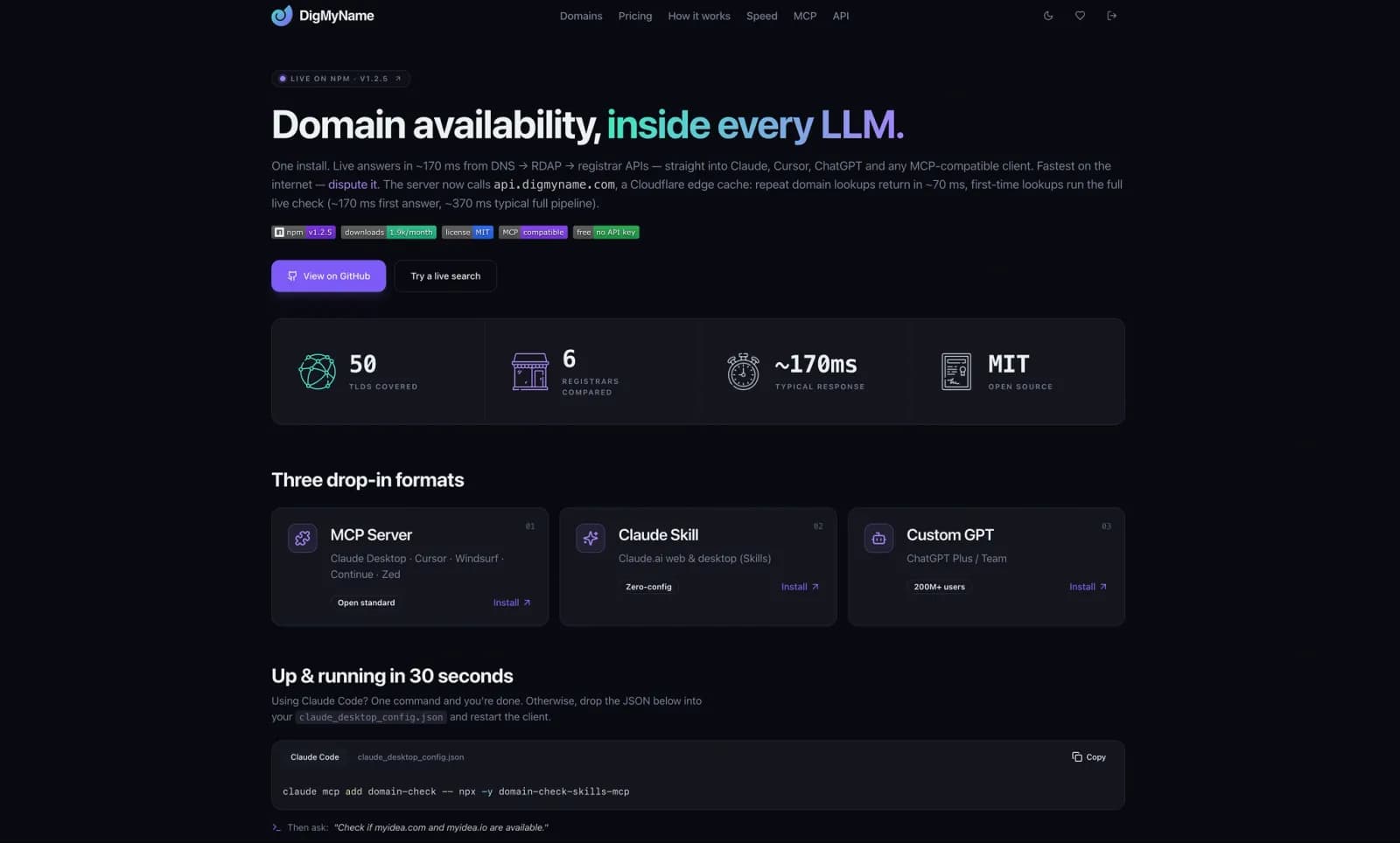 DigMyName — Find Your Perfect Domain preview 4