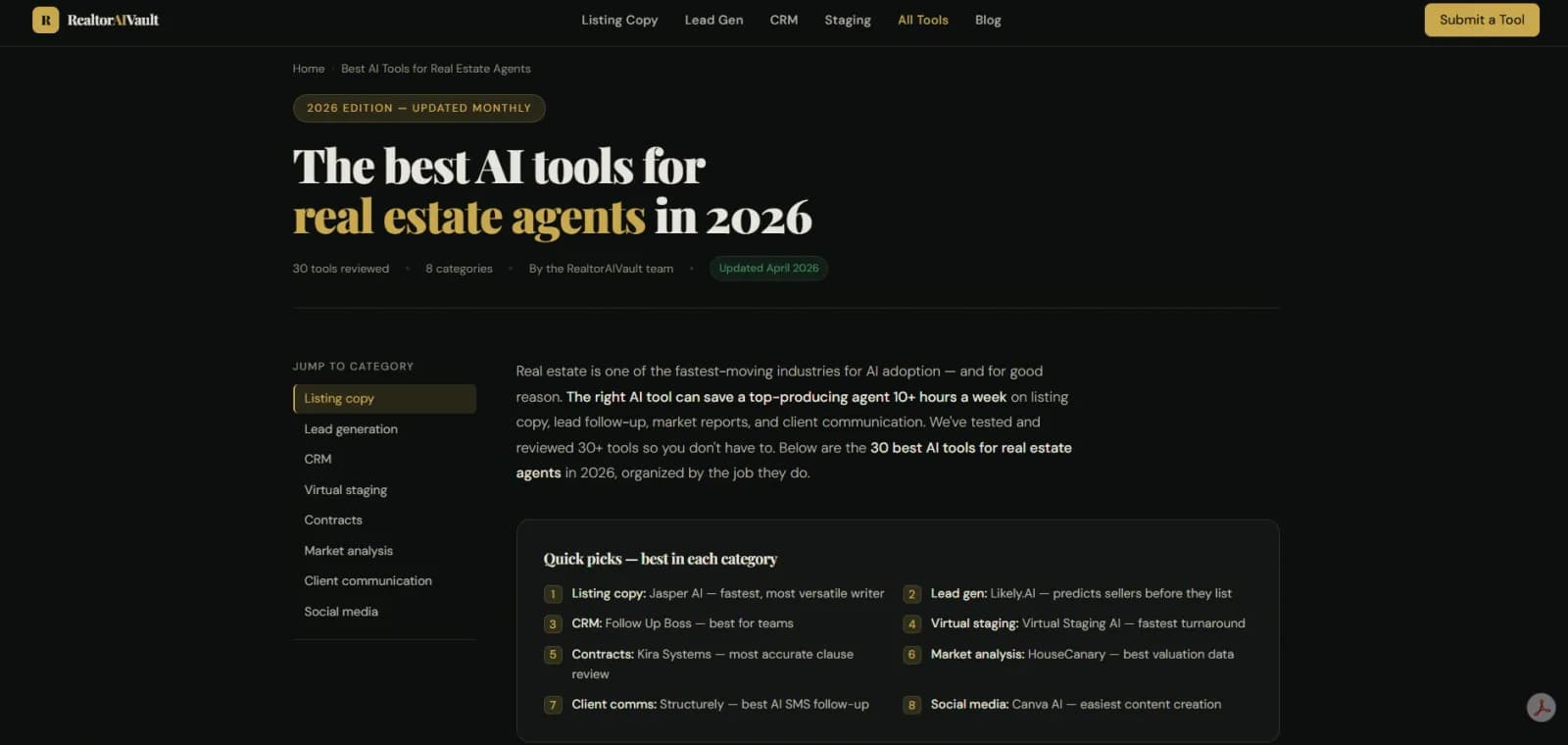 RealtorAIVault preview 2