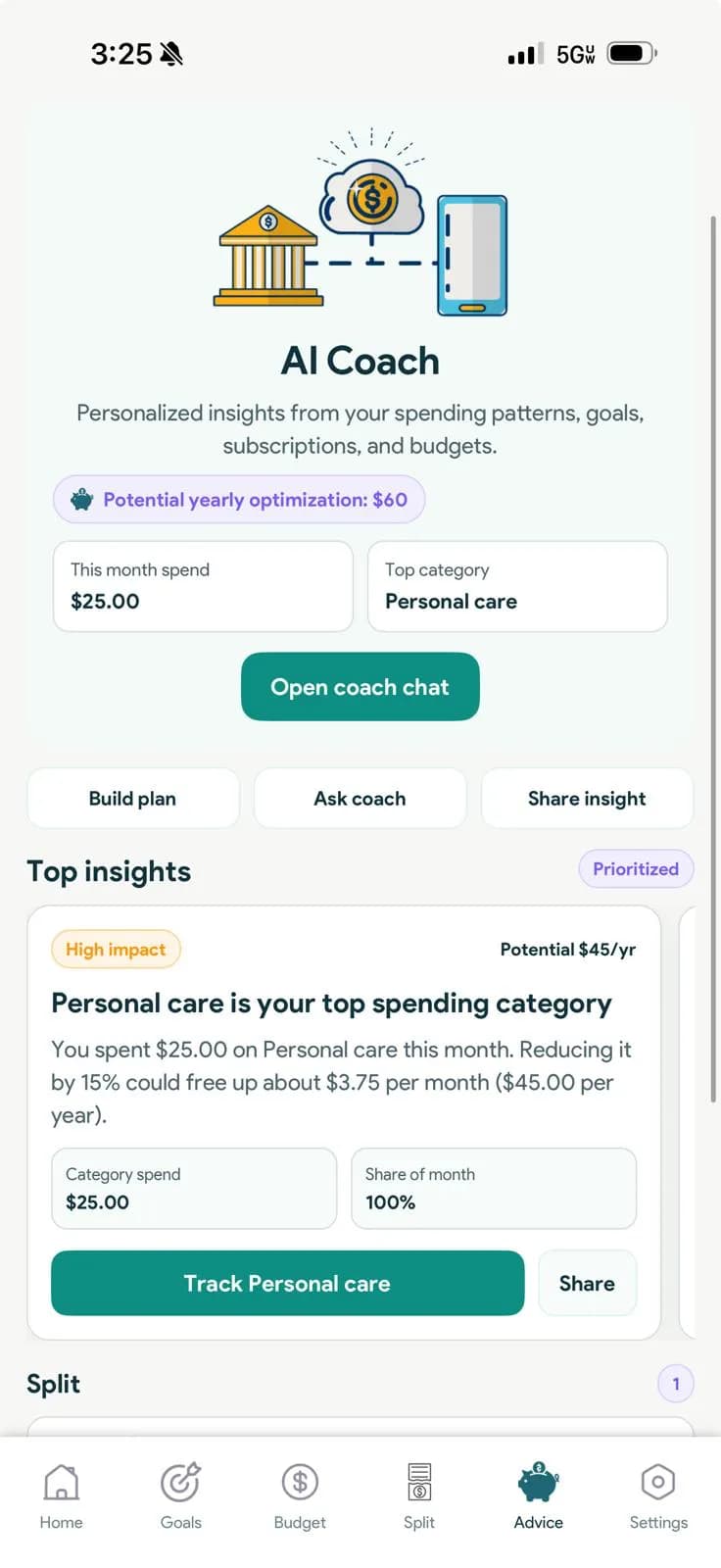 Vala | AI Budget App, Expense  preview 5