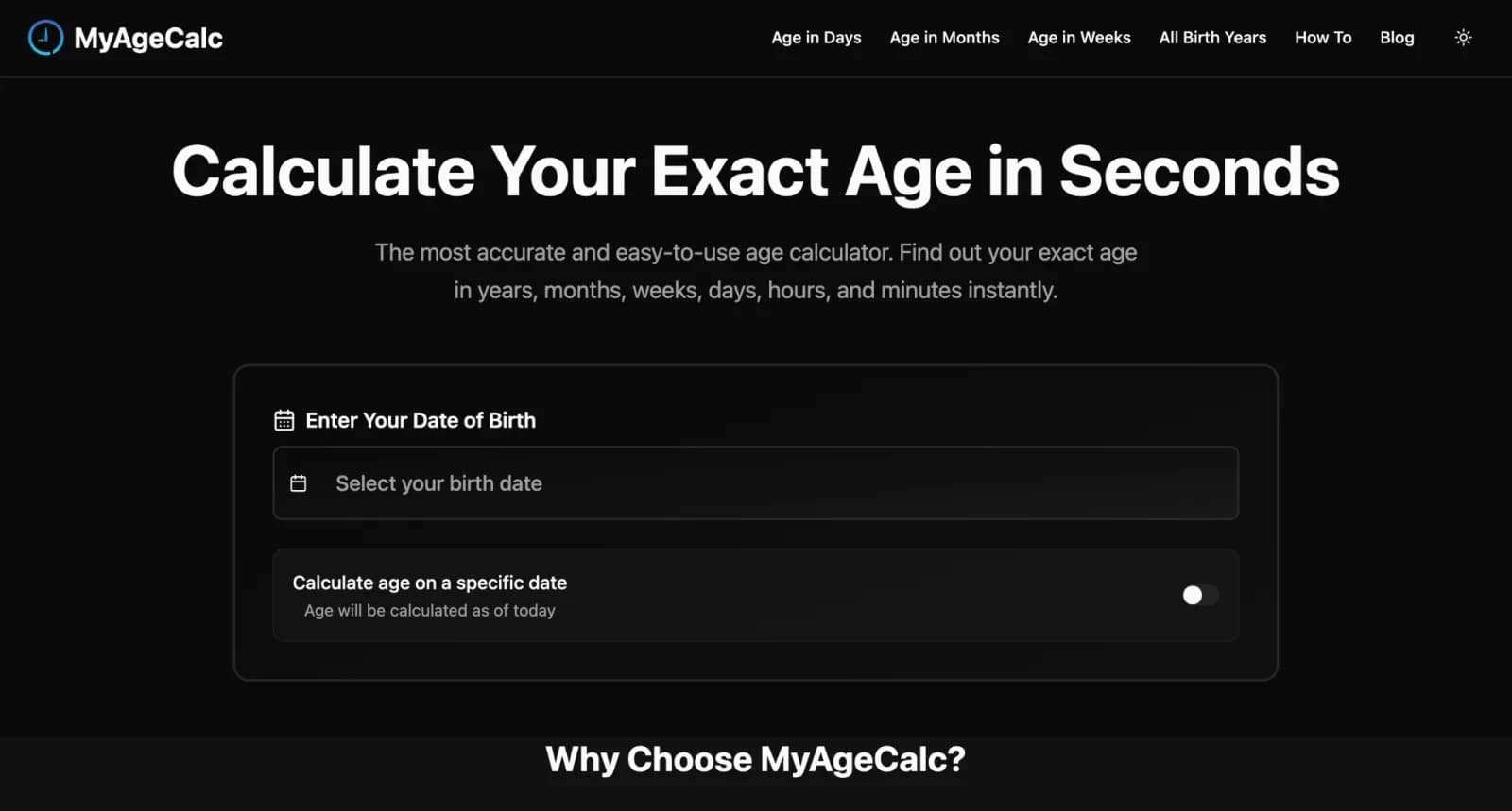 Age Calculator preview 2