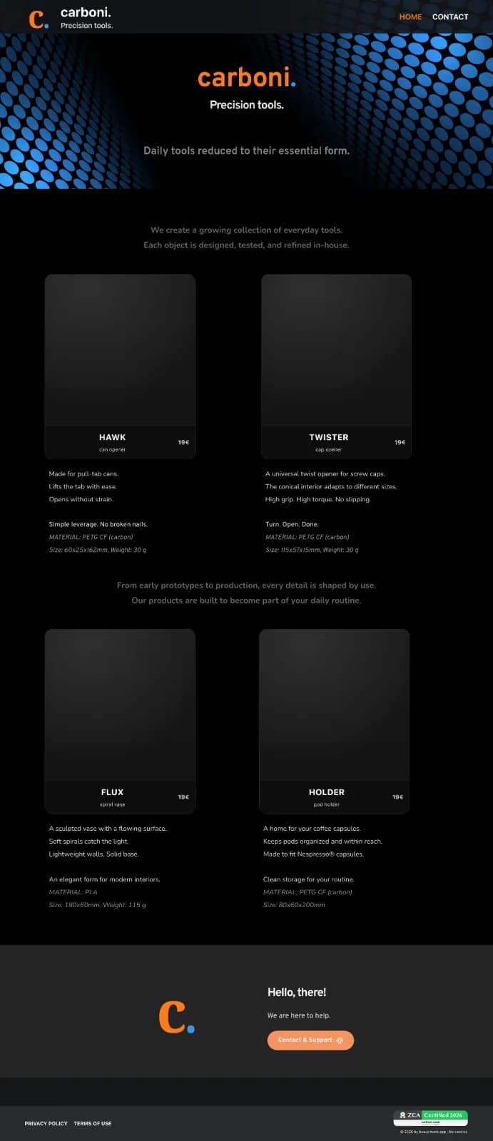 carboni. – Precision tools. preview 1