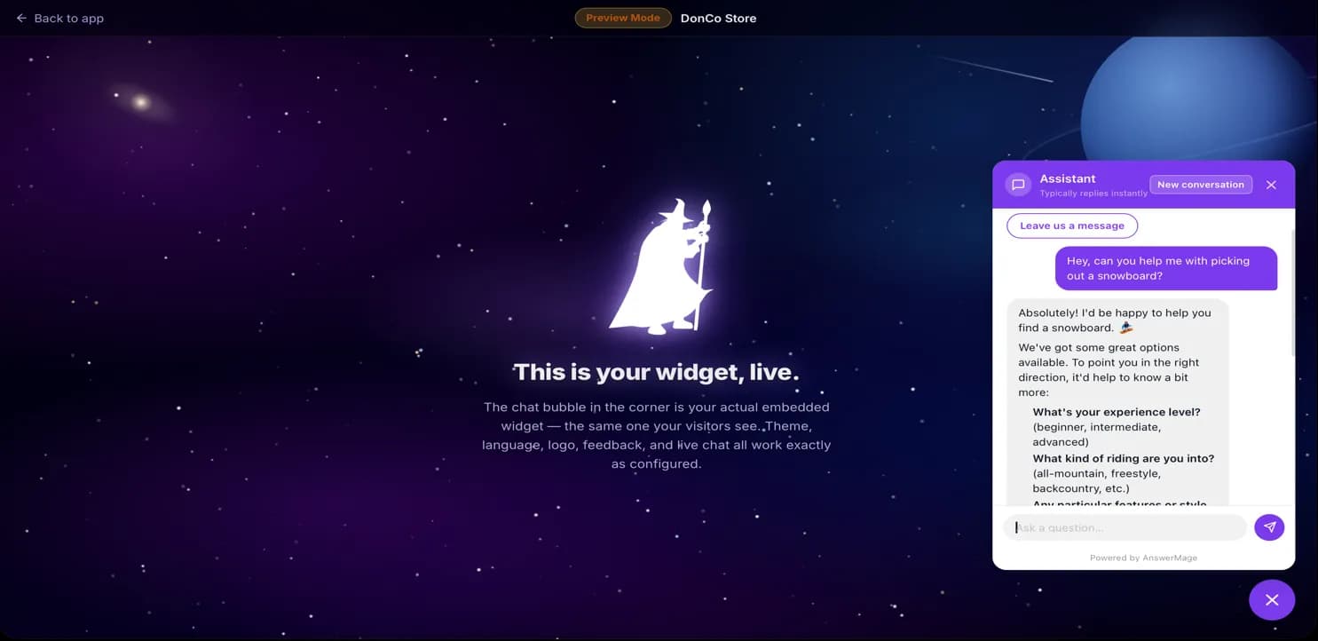 AnswerMage preview 1