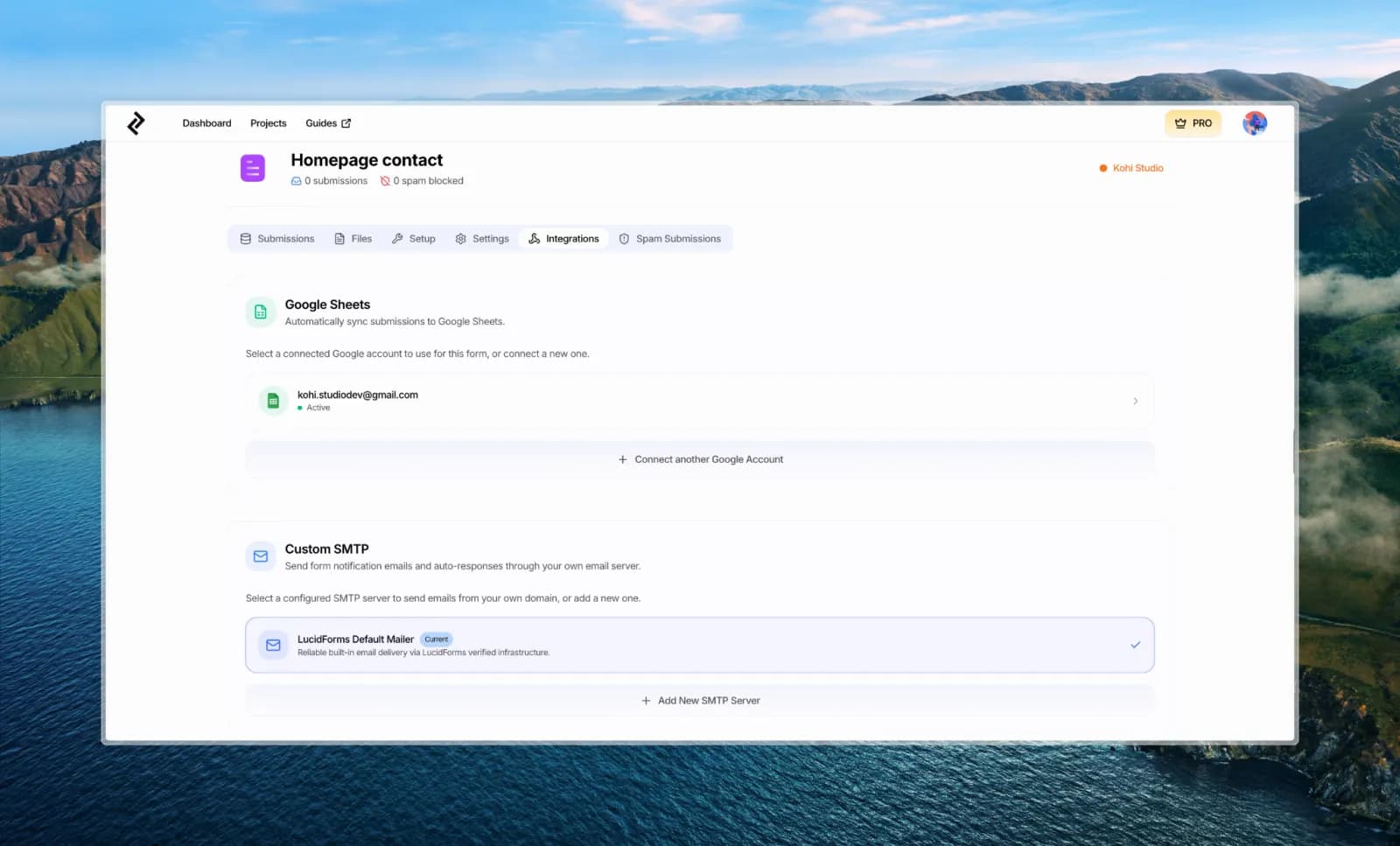 Free Form to Email API: Setup in 2 Minutes | LucidForms preview 5