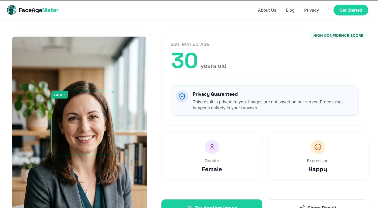 Free Age Detection from Photos preview 3