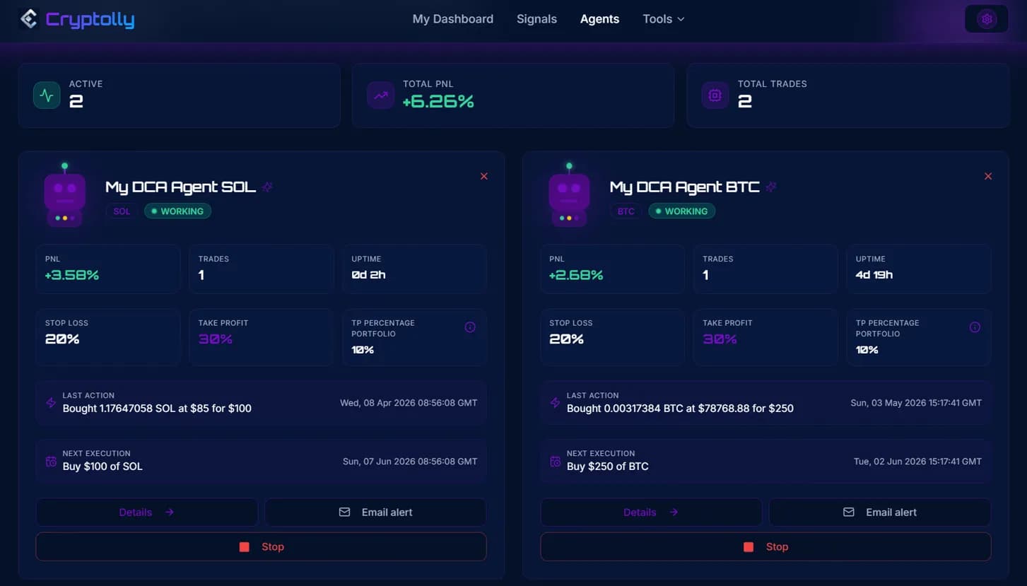 Cryptolly App preview 2