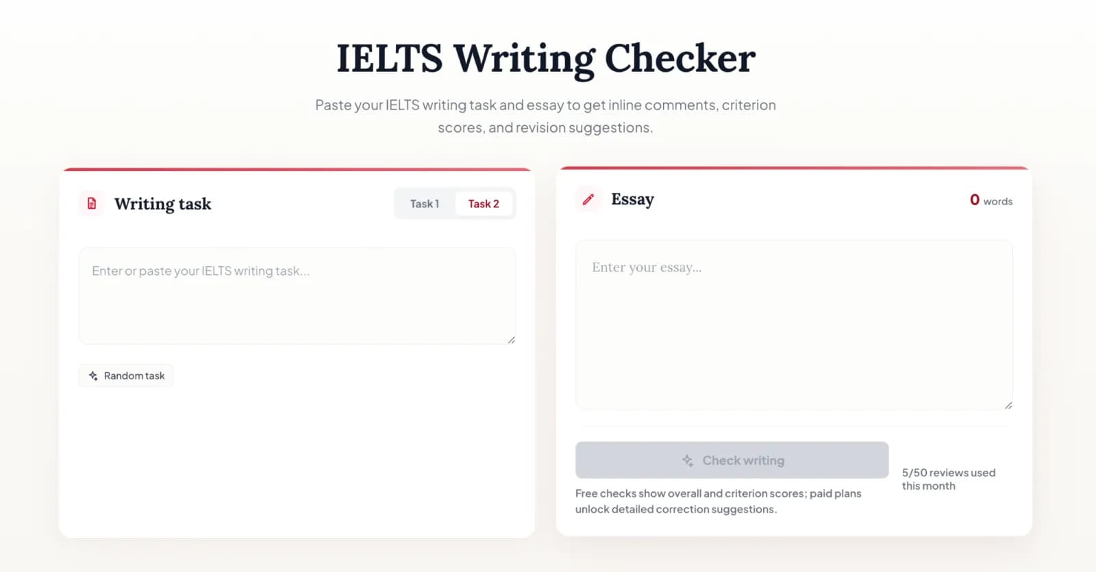 IELTS Writing Checker preview 1