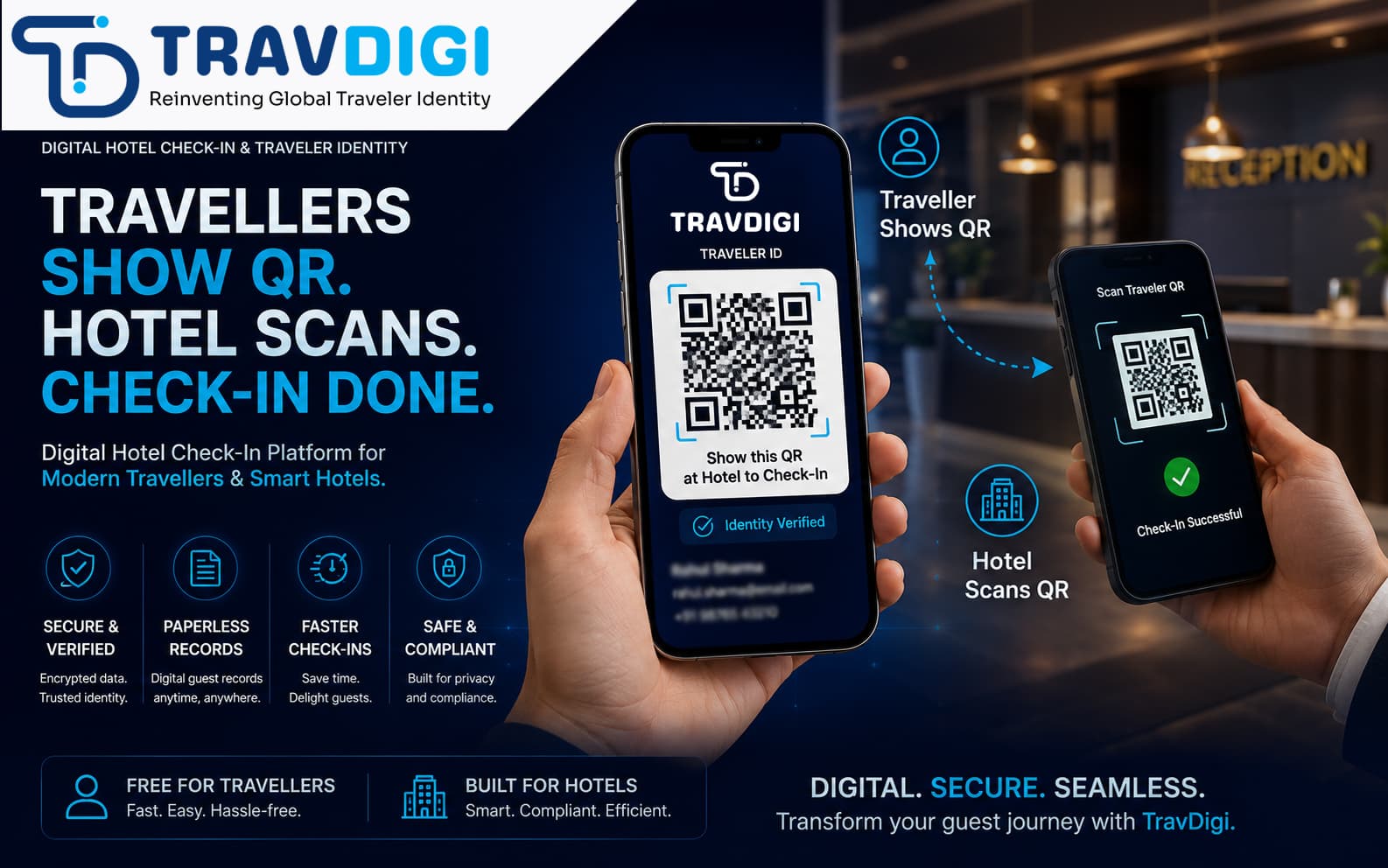 Digital Hotel Check-In App | Q preview 1