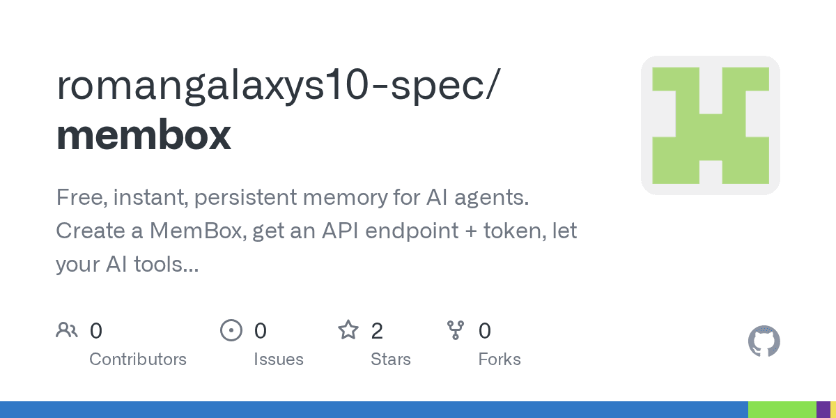 Membox: Free, instant memory for your AI Agent preview 1