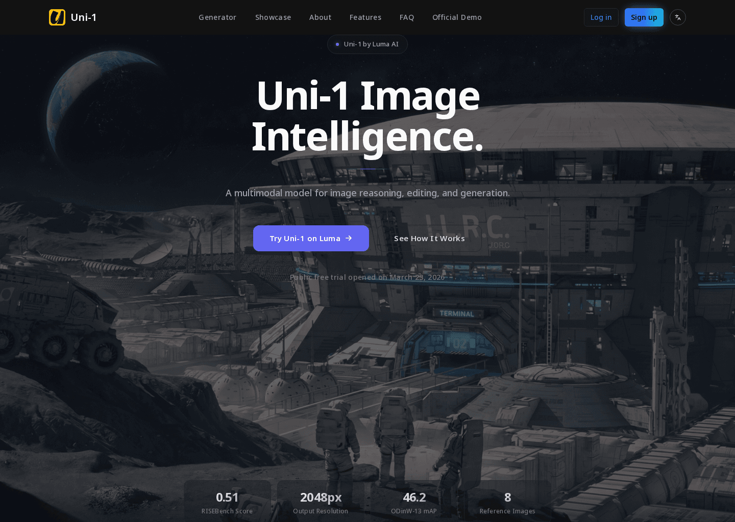 Uni-1 Unified Multimodal Image preview 1