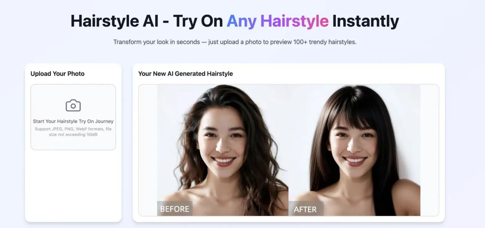 Hairstyle AI preview 1