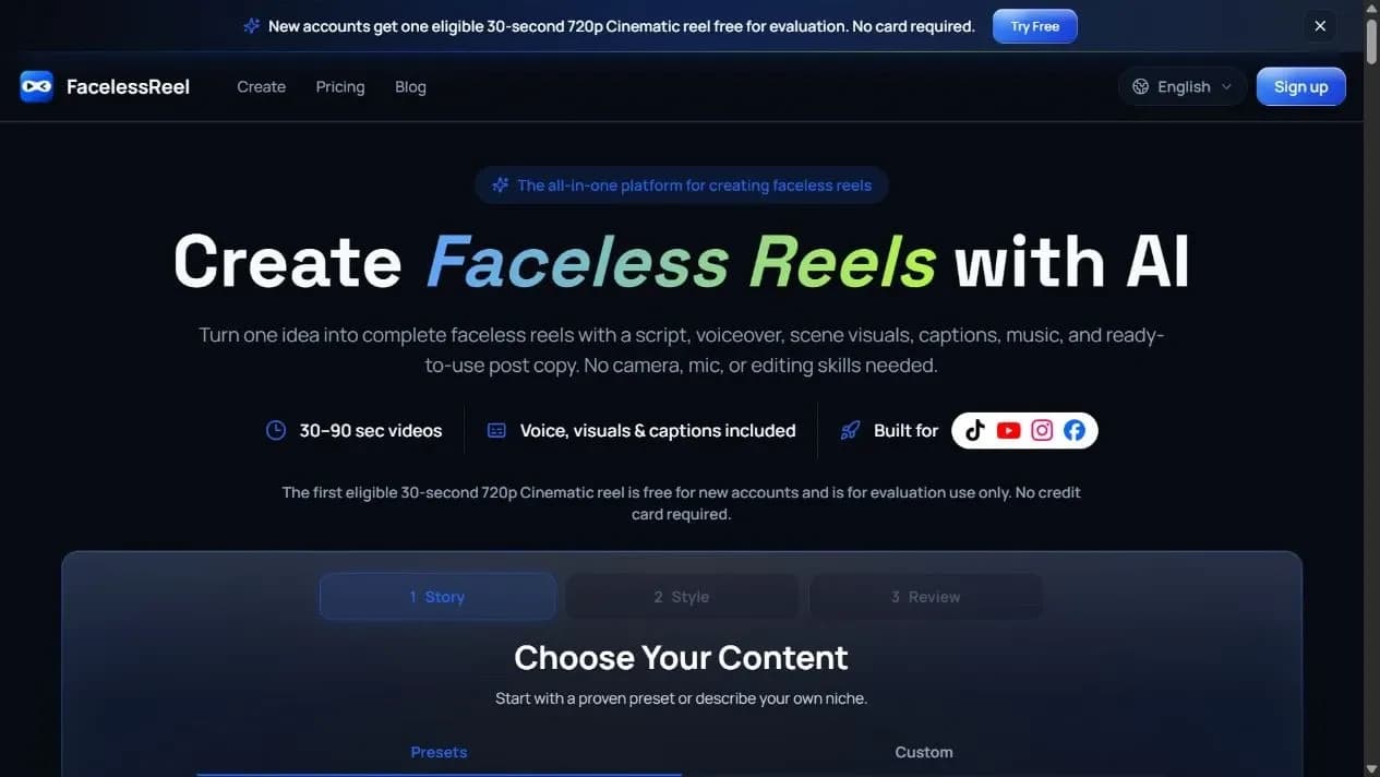 FacelessReel preview 2