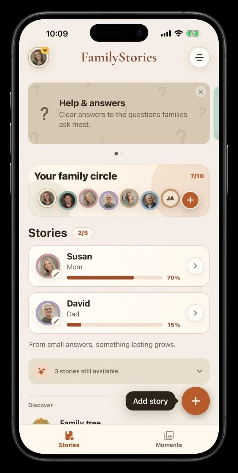 FamilyStories preview 2