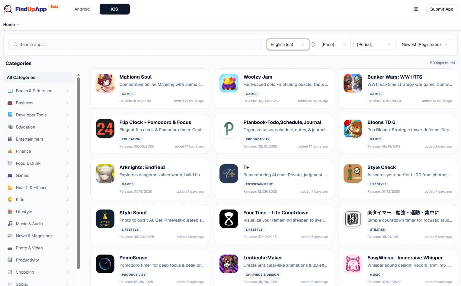 FindUpApp preview 2