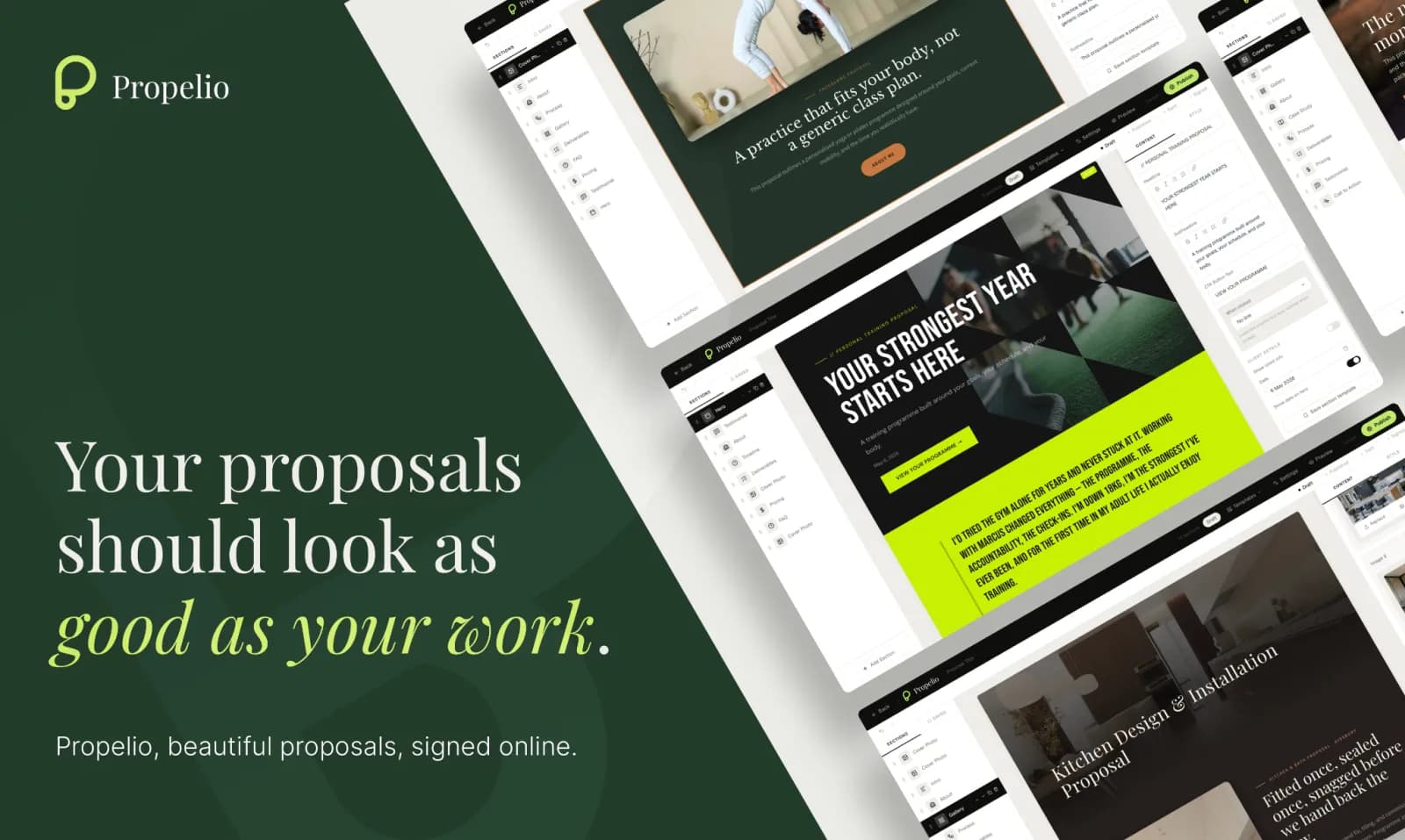 Propelio | Beautiful proposals preview 1