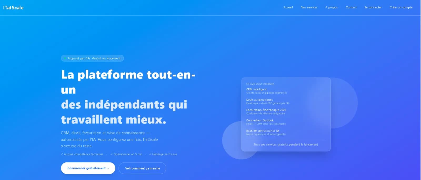 ITatScale — CRM, Devis et Fact preview 1