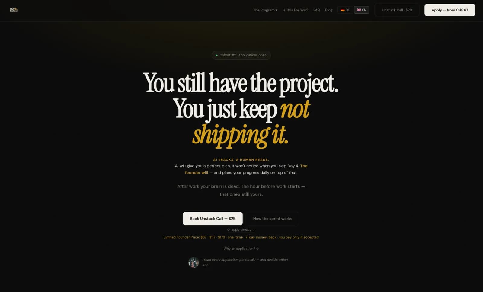 MVP Builder preview 1